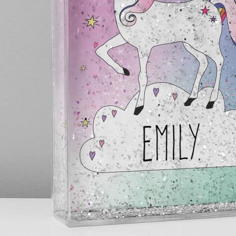 Personalised Unicorn Glitter Shaker Extra Image 2